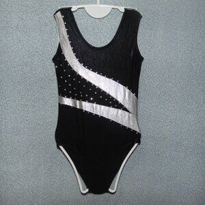 Black Silver Mystique Leotard 140